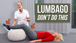 Lumbago Exercises  Quick Low Back Pain Relief [upl. by Harli652]