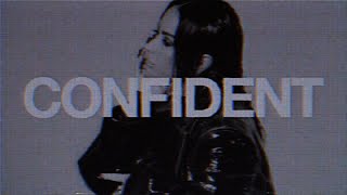 Demi Lovato  Confident Rock Version Lyric Video [upl. by Aihsela]