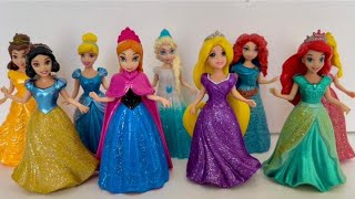 Looking For Disney Princess Mix Rainbow Dress 9 MYSTERY SURPRISES Dolls Satisfying Video ASMR [upl. by Reinhardt946]