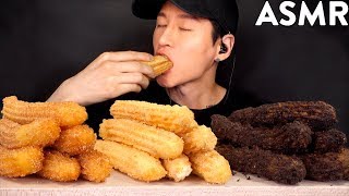 ASMR CHURROS OREO CINNAMON amp SWEET NUT MUKBANG No Talking EATING SOUNDS  Zach Choi ASMR [upl. by Abernathy]