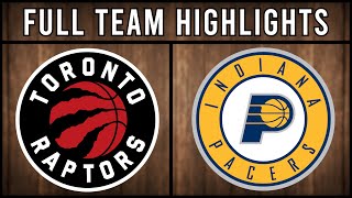 Toronto Raptors vs Indiana Pacers  Full Team Highlights  Nov 22 2023 [upl. by Zamir]