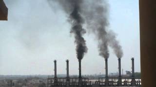 AIR POLLUTION BY KPCL DIESEL GENERATING PLANT AT BANGALORE INDIA [upl. by Meisel]