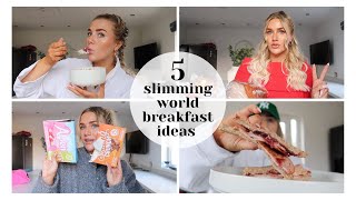 SLIMMING WORLD BREAKFAST IDEAS  WHAT I ATE FOR BREAKFAST ALL WEEK [upl. by Kreitman]