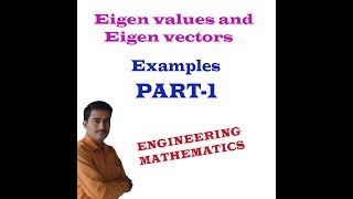 Eigen Values and Eigen Vectors examples PART1  15MATDIP41 PART9  17MAT11PART9 [upl. by Swartz]