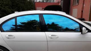 Chameleon window film tinted window tinting [upl. by Assirual]