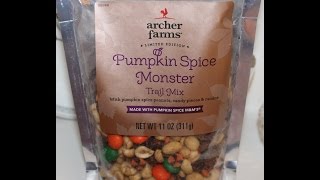 Pumpkin Spice Monster Trail Mix Review [upl. by Nhguav341]