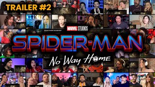 SPIDERMAN NO WAY HOME  Official Trailer  REACTION MASHUP  Trailer 2 [upl. by Kcirej]