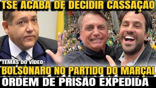 2 TSE DECIDIU CASSAÇÃO ORDEM DE PRISÃO EXPEDIDA BOLSONARO NO PARTIDO DE MARÇAL [upl. by Sirroned]