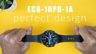 CASIO EDIFICE ECB10PB1A  PERFECT DESIGN [upl. by Channa]