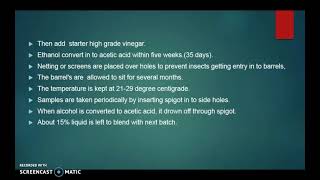 Production of Acetic acid [upl. by Nabala]