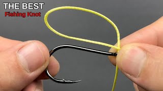 The Simplest but Strongest Fishing Knot Ever  100 Trust👍 Best for Hooks [upl. by Sitrik]