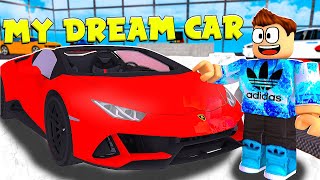 I BOUGHT A LAMBORGHINI EVO SPYDER IN ROBLOX  Driving Empire BETA [upl. by Tullusus426]