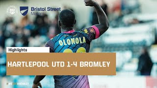 Highlights Hartlepool United 14 Bromley [upl. by London]