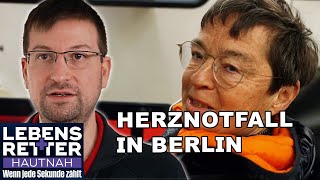 HerzAlarm in Berlin Frau 62 mit Brustschmerzen und Kaltschweiß  Lebensretter hautnah  SAT1 [upl. by Adnert]