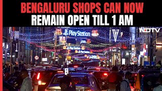 Operational Hours For Shops In Bengaluru Extended Till 1 AM [upl. by Juana]