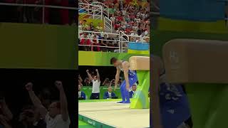 When your coach is also your cheerleader 😂 gymnastics shorts maxwhitlock [upl. by Antony111]