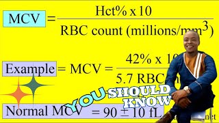 CALCULATION OF HAEMATOLOGICAL INDICES Haematology [upl. by Annerb190]