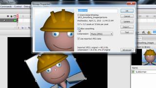 Smoothing Bitmap Images to Prevent Pixelated Pictures  Flash Actionscript 30 Tutorial [upl. by Eolc]