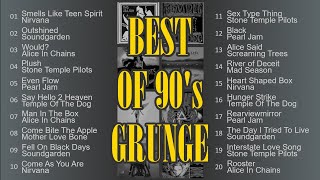 Best of 90s GRUNGE Playlist [upl. by Longmire]