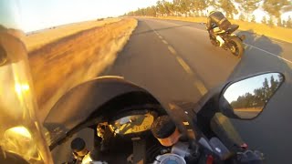 Ducati 1098s vs Kawasaki ZX10R [upl. by Spense778]