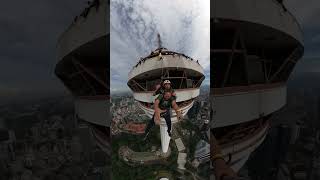 World record Royal family princess Tandem BASE jumps with 13 year old daughter wow travel mom [upl. by Semele]