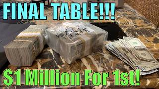 I Make FINAL TABLE Of 50k 1 MILLION For First My BIGGEST SCORE Ever Poker Vlog Ep 295 [upl. by Gelya]