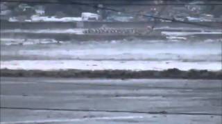 Tsunami hits Miyako city of Iwate pref [upl. by Jemmie482]