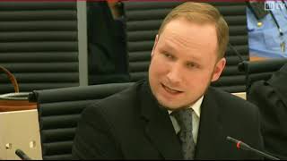 Breivik ble avbrutt av dommer [upl. by Acyssej]