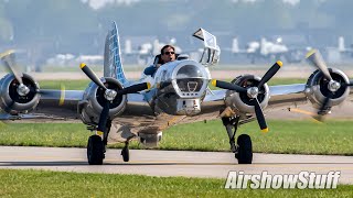 Oshkosh Departures Ballys Bomber  Sunday Part 1  EAA AirVenture Oshkosh 2021 [upl. by Lazos]