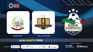 Vila Pavão x Mortos  Copa Comércio Regional de Futsal  24042024 [upl. by Ahsitam]