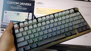 Unboxing Teclado Attack Shark x85 75 [upl. by Bishop]