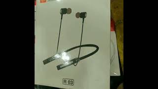 Uiisii R03 Display wireless bluetooth Nickband headphone R 03 bluetooth headphone boy uiisii [upl. by Gnirol627]