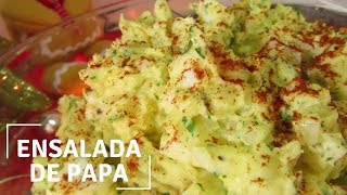 ENSALADA DE PAPA CON HUEVO  El Depa de Andy [upl. by Gaw874]