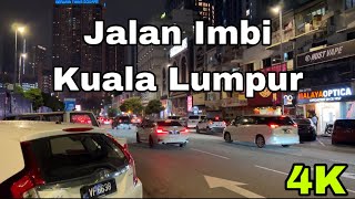 Walking Around Kuala Lumpur  Jalan Imbi To Berjaya Time Square Malaysia [upl. by Anayra]