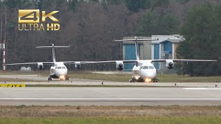 4K 2 Dornier 328 from Private Wings DCATZ amp DCREW departure Manching Airbase ETSI IGS [upl. by Akimehs]