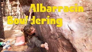 FINALLY bouldering in Albarracin  Bouldering mekka in Spain [upl. by Anialeh]