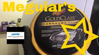 Meguiars Ultimate compound Ultimate polish Gold class Plus carnauba wax [upl. by Adnalahs]