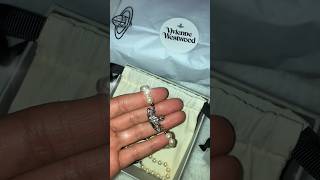 Vivienne Westwood Pearl Necklace quick unboxing ✨ viviennewestwood unboxing jewelry [upl. by Ghassan]