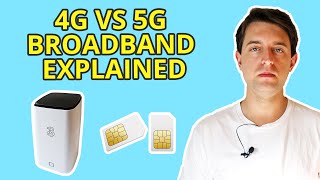 4G vs 5G Broadband Explained  Speeds and Costs Compared [upl. by Kcirddehs780]