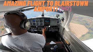 Amazing Flight to Blairstown Airport 1N7 [upl. by Lyndy222]