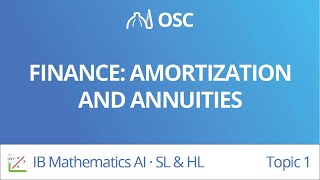 Finance  amortisation and annuities IB Maths AI SLHL [upl. by Reffinnej]