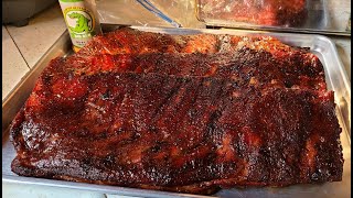 RealquotTexas StylequotSmoked BBQ Spare RibsSmokedGrilledBarbecue Chicken [upl. by Atsillak429]