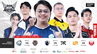 🔴 LIVE  MPL ID S14  Regular Season Hari 3 Minggu 6  Bahasa Indonesia [upl. by Aseyt]