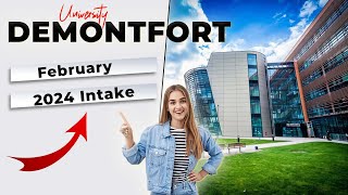 De Montfort University  February 2024 Intake  Study Abroad Updates [upl. by Naujed316]