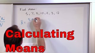 Lesson 11  Calculating the Mean Statistics Tutor [upl. by Fanchon]