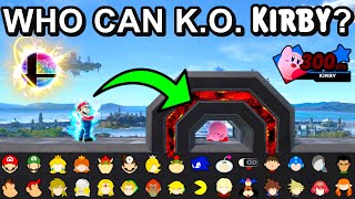 Who Can KO Kirby In The Cage With Only A Final Smash   Super Smash Bros Ultimate [upl. by Mcmath]