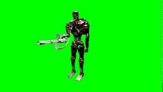 T600 terminator Explosion body green screen test cinema s01r02 [upl. by Pieter136]