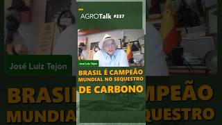 Brasil é líder mundial no sequestro de carbono agrotalk meioambiente shots [upl. by Barton]