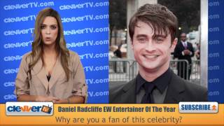 Daniel Radcliffe EW Entertainer of the Year [upl. by Presley]