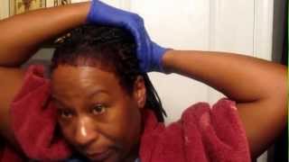 Dying My Gray Hair With Box Braids [upl. by Rizan]